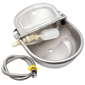 <span class=keywords><strong>Abreuvoir</strong></span> automatique en acier inoxydable pour vaches, chèvres et bovins, avec système de drainage et valve flottante, pour vaches laitières - Product Image 2