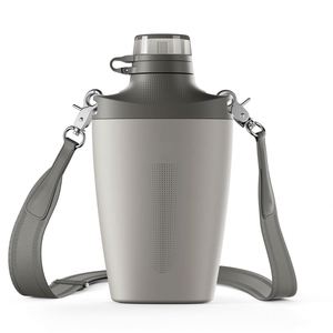 Botella de Agua de Viaje de Acero Inoxidable Aislada, Negra, de 23 oz, Libre de BPA, con Correa, Tapa de Tritán a Prueba de Fugas y Pajita Extraíble - Product Image 4