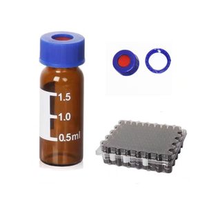 Personalizzabili 2ml di vetro trasparente a vite fiale OEM forniture da laboratorio per campioni HPLC croptochrpy - Product Image 1