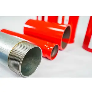 1" Red Welded Steel Pipe Thread End tuberia contra incendio cedula 40