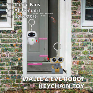 Walle y <span class=keywords><strong>Eve</strong></span> Robot Llavero PVC Figura DE ACCIÓN Colección Modelo de juguete - Product Image 2