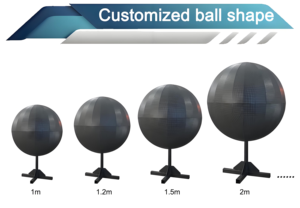 Pantalla LED Esférica a Todo Color para Fábricas, Tiendas Minoristas, Plazas Comerciales, Panel LED <span class=keywords><strong>3D</strong></span> - Product Image 2