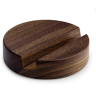 Support de téléphone en bois, support de smartphone en bois pour comptoir, table, bureau