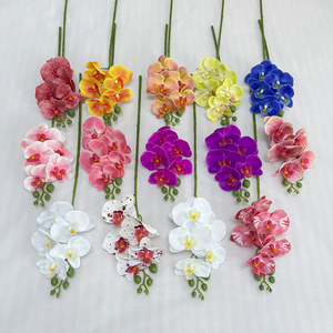 Venta caliente Meichang Pequeño 5 Mariposa Orquídeas Phalaenopsis Flores para la decoración del hogar - Product Image 6