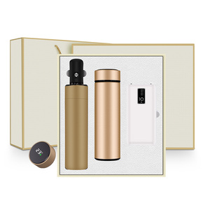 Parapluie Automatique Promotionnel Fiole Sous Vide Power Bank mariage invité bureau Corporate Gift Set - Product Image 1