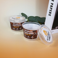 Gobelet en plastique PP de qualité alimentaire imprimé avec logo personnalisé, jetable, pour crème glacée, yaourt, pouding, avec couvercle