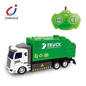 Đồ Chơi Vệ Sinh Vệ Sinh Xe Tải Mô Hình Rc 4 Kênh 1:48 Đồ Chơi Xe Tải Rác Tái Chế Điều Khiển Từ Xa