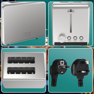 WINNING STARS ST-9325 Máquina para Hornear Automática para el Hogar, Máquina Eléctrica para Hacer Desayunos de Acero Inoxidable, Parrilla, Tostadora de Pan - Product Image 2