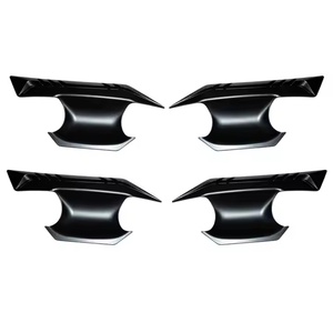 อุปกรณ์ตกแต่งรถยนต์ดีไซน์ใหม่จากโรงงาน (OEM) ฝาครอบมือจับประตูแบบฉีดขึ้นรูป ABS สีดำ สำหรับรถยนต์มิตซูบิชิ ไทรทัน - Product Image 5