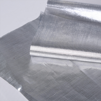 Tissu métallique uni sans trou pour chemin de table de décoration intérieure