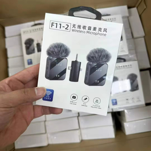 Microphone sans fil, son clair, anti-bruit, universel, pour <span class=keywords><strong>YouTube</strong></span>, TikTok, Vlog en direct - Product Image 6
