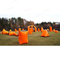 Équipement de paintball gonflable, jouet d'extérieur, structure, panneau de tir à l'arc, barrière, obstacle pour le tir au paintball, certifié EN14960