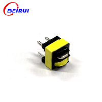 Transformateur à impulsions vertical miniature BEIRUI BR8.3EE-5101A EE8.3, rapport 80:1, isolation en ruban jaune intégral, pour soudeuse, en cuivre