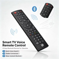 Control Remoto Inalámbrico para TV JCXK de 43 Teclas, Carcasa de Plástico ABS, OEM ODM, Suministro de Fábrica Personalizado para Equipos Electrónicos