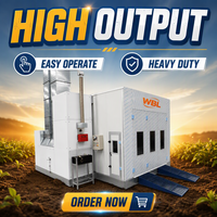 Cabine de peinture automobile avec contrôle automatique de la température pour atelier de carrosserie