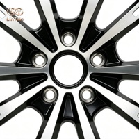 Jantes Tuning 20 Pouces, 16 Rayons, Offset Personnalisé, Argent Noir, Haute Performance, Commandes en Gros Bienvenues, Service OEM ODM