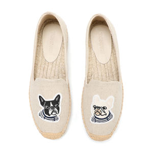 Alpargatas de Lona de Alta Calidad, Cómodas, con Suela Gruesa, Sandalias de Moda Sin Cordones, Zapatos Planos Casuales con Material Superior Elegante - Product Image 2