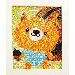 Jiangxing DIY handpainted thân thiện với môi 5D đầy đủ Khoan Kim Cương Bộ dụng cụ sơn với khung gỗ kéo dài vải - Product Image 4