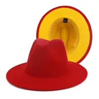 Topi Fedora Anak, Kualitas Tinggi Lingkar Kepala Kecil Tepi Lebar Panama Jazz Fedora Topi Kasual Orang Tua dan Anak Topi Fedora
