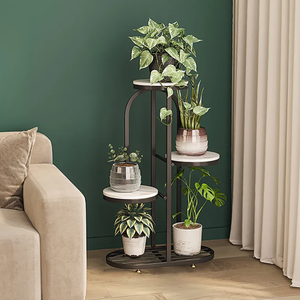 <span class=keywords><strong>Support</strong></span> à <span class=keywords><strong>fleurs</strong></span> moderne multifonctionnel à cinq niveaux en fer sur pied avec étagère <span class=keywords><strong>de</strong></span> rangement <span class=keywords><strong>pour</strong></span> salon balcon exposition <span class=keywords><strong>de</strong></span> plantes - Product Image 3
