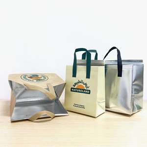 Bolsa Térmica Reutilizable Personalizada con Cierre Autoadhesivo para Llevar Comida, Ideal para Restaurantes, Comida Japonesa y Entrega de Alimentos - Product Image 4