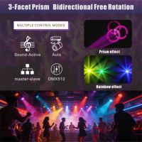 Projecteur LED 3-en-1 300W à tête mobile BSW RGBW Beam/Spot/Wash avec prisme DMX512 IP20 en aluminium Ra90 CRI élevé pour scènes de mariage – Vente directe usine