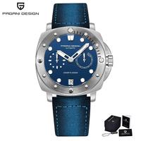 Nouvelle montre automatique mécanique PAGANI DESIGN 1767, montre de mode pour homme, bracelet en cuir, saphir, Relojes Hombre
