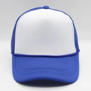 Летняя губчатая сетчатая шляпа, уличная Солнцезащитная шляпа с логотипом на заказ, Кепка-тракер, пустые кепки