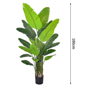 Kunstplant Fabriek Kunstmatige Palmboom met Real Touch effect, Kunstmatige Paradijsvogelplant voor binnen, 180cm, voor woonkamerdecoratie - Product Image 6