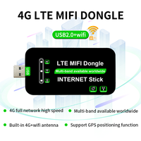 Clé USB Wi-Fi externe 4G avec carte SIM, adaptateur Wi-Fi portable sans fil pour PC, compatible avec les commandes AT et les cartes réseau GPS