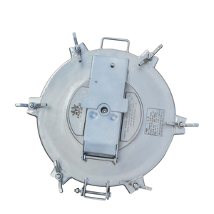 Couvercle de manhole antidéflagrant à six griffes en acier inoxydable 304 DN500 à ouverture rapide, utilisé pour les véhicules chimiques - Product Image 4