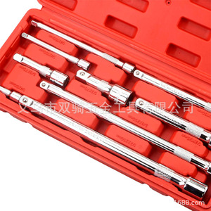 9 Piece Extension Rod Tool Set 1/2 In Socket Drive Carbon Steel With Case For Auto Repair - Product Image 3