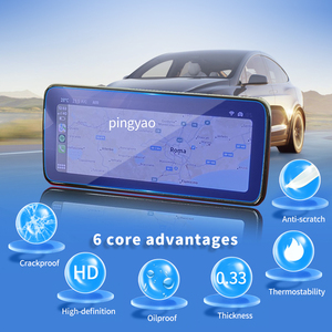 Adesivi per Auto Pellicola Protettiva in Vetro Temperato per Schermo Digitale Cruscotto Pannello Carplay Accessori Veicolo per <span class=keywords><strong>FIAT</strong></span> Tipo 2024 - Product Image 5