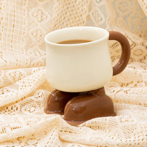 Mug à café en céramique sur mesure avec poignée, design créatif pour cadeau de bureau, logo et couleur personnalisables - Product Image 5