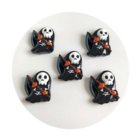 Decorazioni in Resina a Tema Halloween: Pipistrello, Fantasma, Ragno per Fiocchi Fai-da-Te, Scrapbooking e Lavoretti Creativi