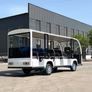 Autobús Turístico Eléctrico Clásico de 8-14 Plazas, 4 Ruedas, Estructura de Acero, Batería de Plomo-Ácido, en Oferta - Product Image 2