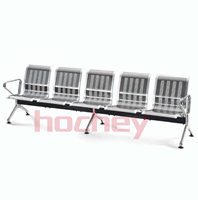 Sièges publics personnalisés Sièges pour hôpitaux Chaises de salle d'attente en acier inoxydable Chaise d'attente