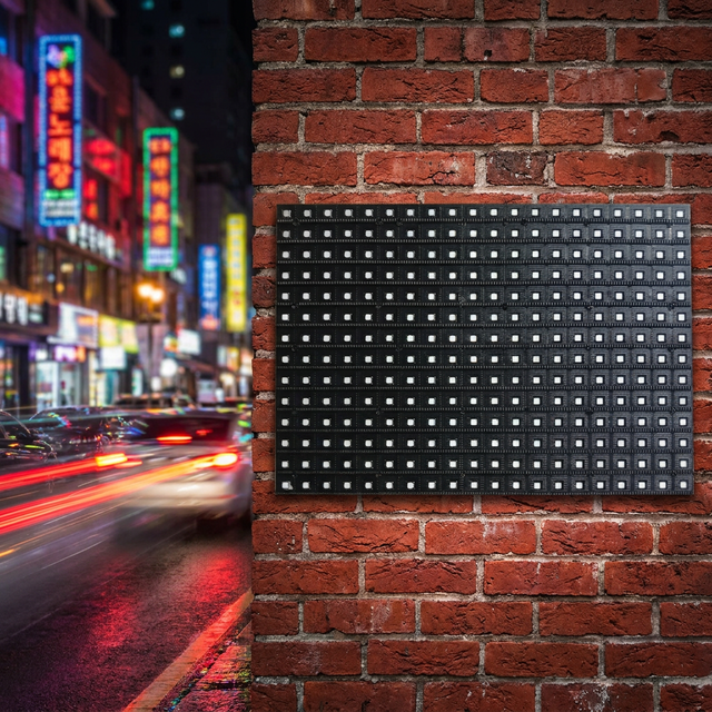 Outdoor Full-Color P10 LED Display Panel 1/2scan 320x160mm 5000cd LED Screen Module for Advertising