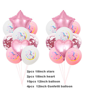 Foil Number Balloons 32 Inch 0-9 Children Cartoon <strong>Unicorn</strong> Birthday <strong>Party</strong> Balloons Decoration Set Wholesale - Product Image 4