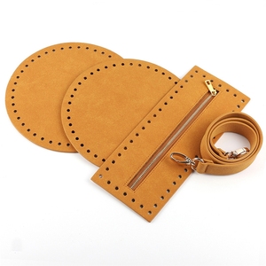 4 Piezas de Base Ovalada Larga para Bolso de Ganchillo, Base de Cuero PU para Bolso, Accesorios para Bolsos de Mujer Hechos a Mano - Product Image 5