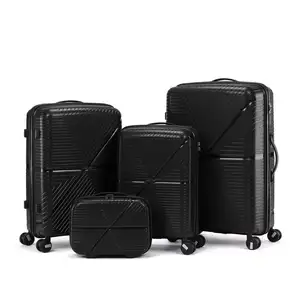 Nueva llegada maleta de equipaje para viajar Venta caliente maleta de viaje al por mayor de PP personalizado bolsas de viaje equipaje conjunto maletas