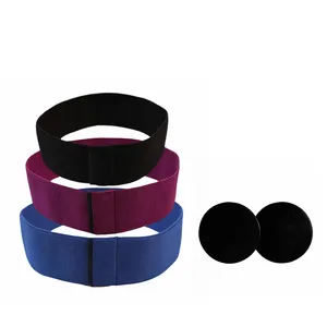 Cotton Hip Resistance Bands Expander Anti Slip Widen Booty Exercise Elastic Bands For Yoga Workout And Gliding Discs Slider