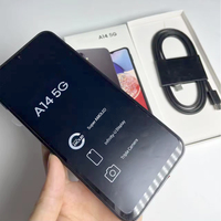 Precio al por Mayor, Versión Global UE Original, Teléfono Inteligente Samsung A14 5G, 64GB, Doble SIM, Desbloqueado, Android, A15