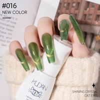 KUDAN Katzenauge Gel-Nagellack Doppel-Flash Magnetischer Effekt Ungiftig Langanhaltend Leicht zu Entfernen Gel-Nagellack