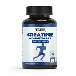 כמוסות קריאטין מונוהידראט תוסף תזונה לפני אימון תמיכה באנרגיה לספורט וכושר - Product Image 1