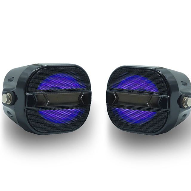 New Wireless IP66 Waterproof ABS 2x50W Audio Amplifier System LED RGB Lighting for Boat ATV/UTV Off-Road Vehicles