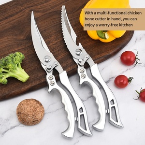 Ciseaux à os de poulet robustes pour la cuisine, utilisation domestique, tout en acier, multifonctionnels, pour tuer le poisson et couper les os, en acier inoxydable - Product Image 2