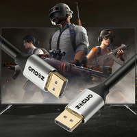 Câble HDMI mâle de qualité supérieure, fourni directement par l'usine, vente en gros à prix réduit, prend en charge 8K 60Hz, câble DP