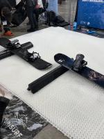 Dalles de tapis de ski sèches emboîtables robustes pour piste de ski artificielle, idéales pour les écoles et stations de ski
