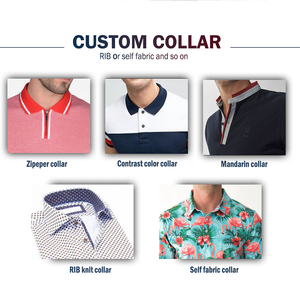 Uniforme surdimensionné en coton polyester pour hommes, évacuation de l'humidité, pour chemise, logo brodé personnalisé à 3 boutons, rayure tricotée solide - Product Image 6